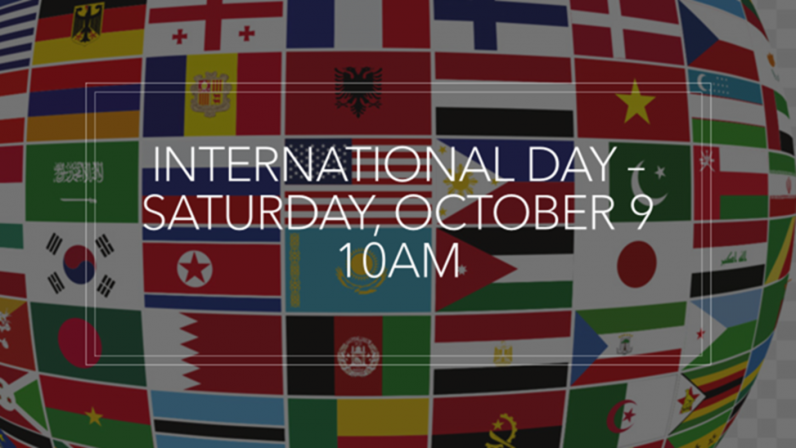 We are celebrating our diversity!  October 9, 2021 is International Day!  We are inviting you to participate by your dress, and presence as we commemorate the diversity of cultures represented at West Chester SDA Church. 